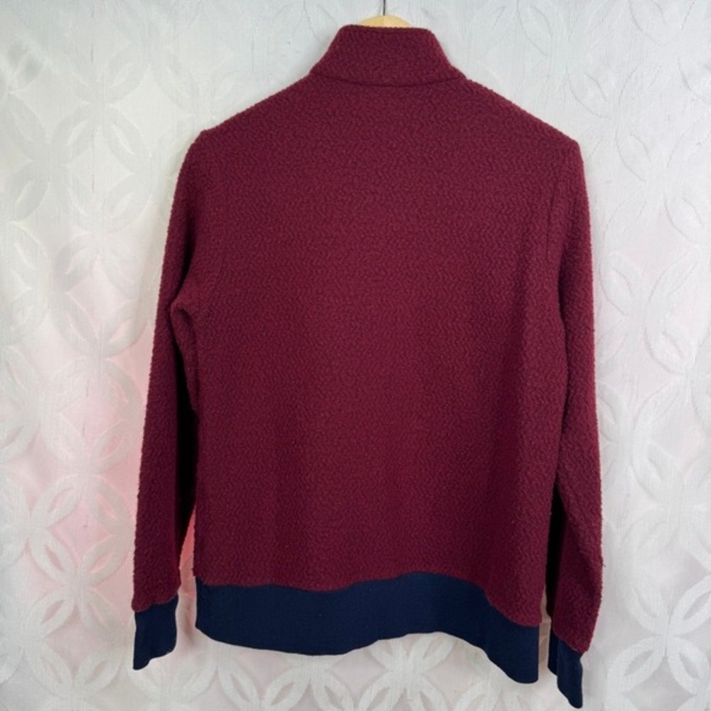 Patagonia Women's Woolyester Fleece Pullover Jacket Oxide Red Size Medium - Picture 5 of 9